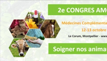 2ÈME CONGRÈS AMCV MEDECINES COMPLEMENTAIRES VETERINAIRES LES 12 ET 13 OCTOBRE 24